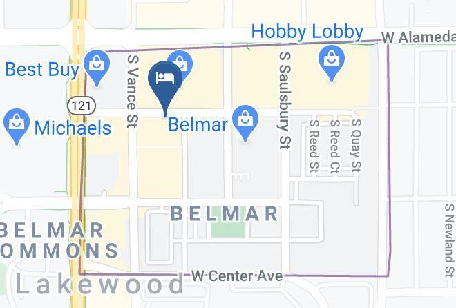 Jefferson - Hyatt House Denver Lakewood At Belmar Maps