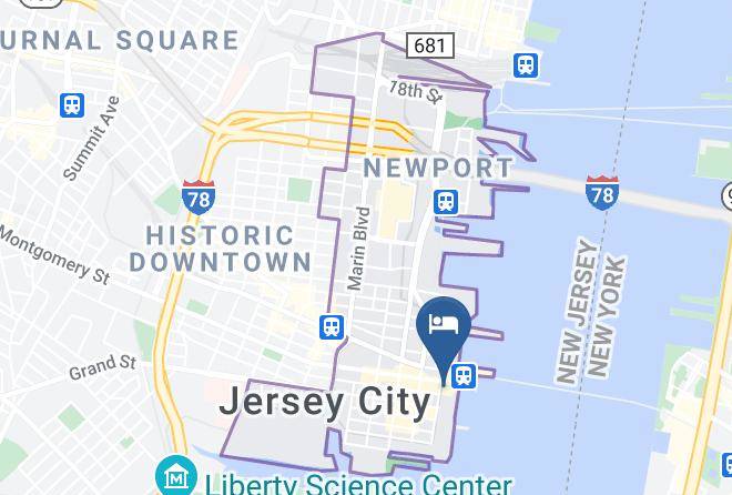 Hudson - Hyatt House Jersey City Maps