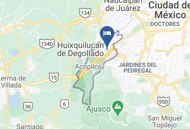 Cuajimalpa De Morelos - Hyatt House Mexico City Santa Fe Maps