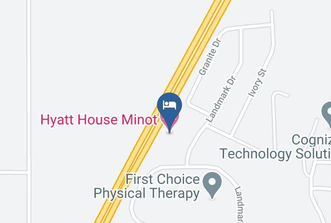 Hyatt House Minot Map - North Dakota - Ward