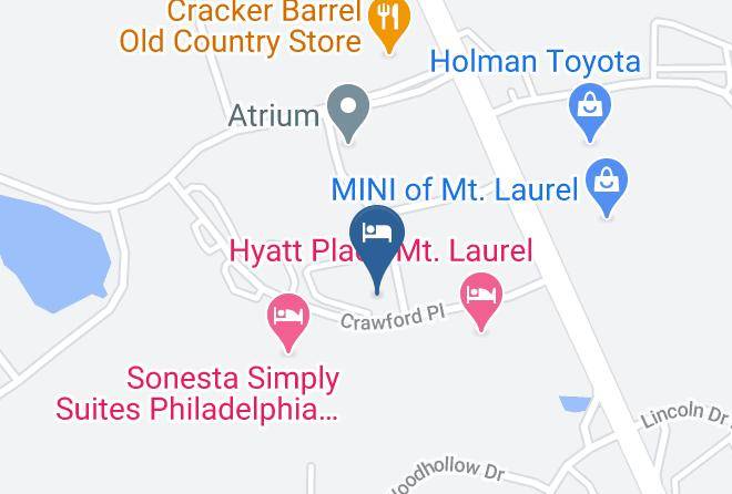 Burlington - Hyatt House Mt Laurel Maps