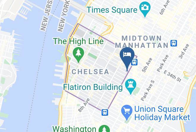 New York - Hyatt House New York Chelsea Maps