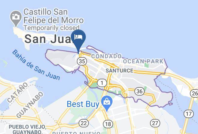 San Juan - Hyatt House San Juan Maps