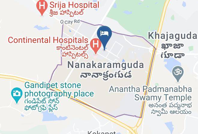 Hyatt Hyderabad Gachibowli Map