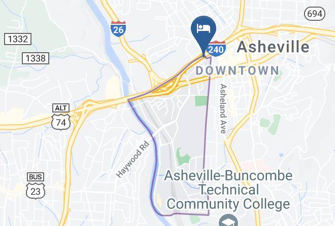 Buncombe - Hyatt Place Asheville Downtown Maps