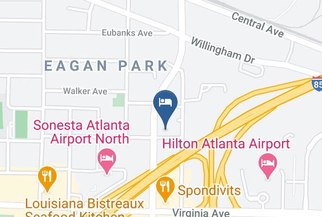 Fulton - Hyatt Place Atlanta Airport North Maps