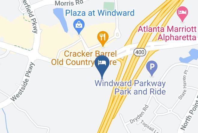Fulton - Hyatt Place Atlanta Alpharetta Windward Parkway Maps