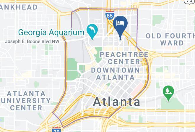 Fulton - Hyatt Place Atlanta Downtown Maps