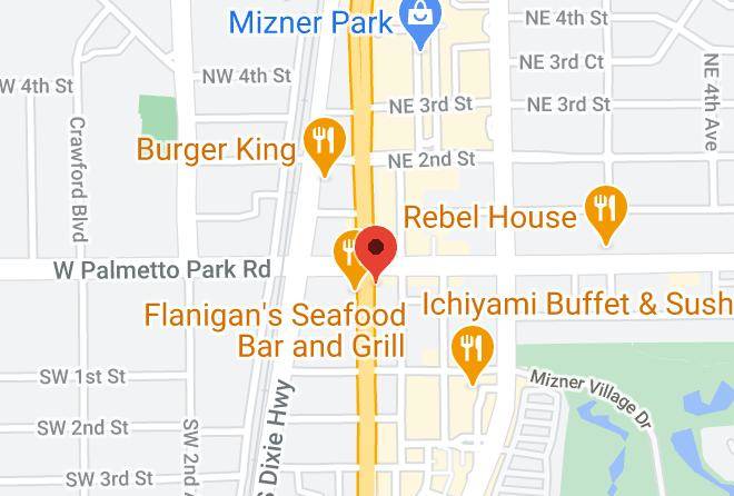 Hyatt Place Boca Raton Downtown Map