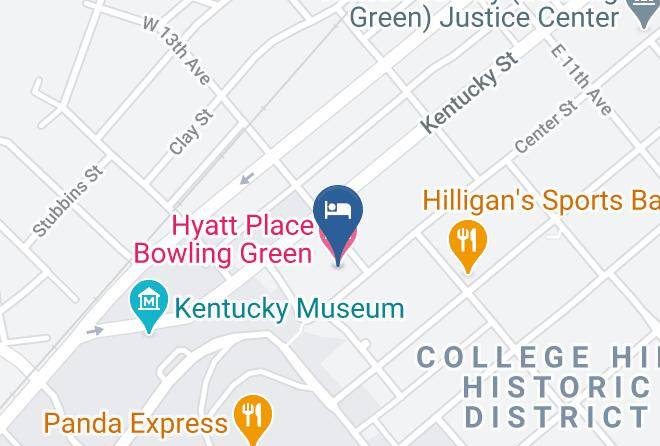 Hyatt Place Bowling Green Map