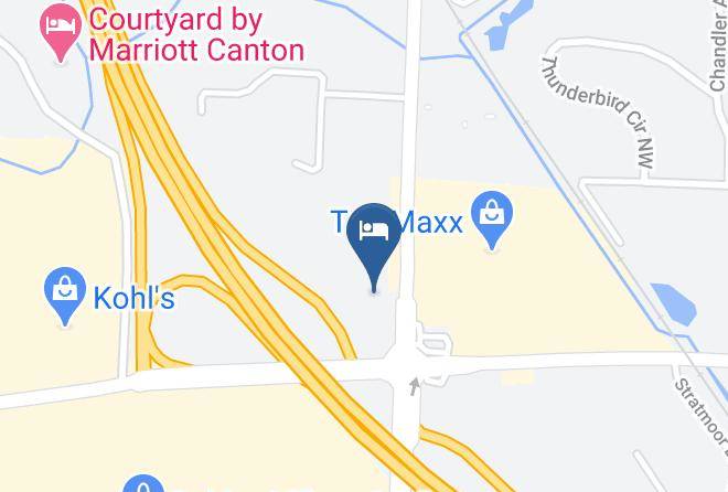 Hyatt Place Canton Map