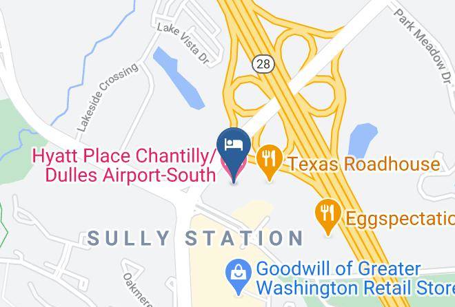 Fairfax - Hyatt Place Chantilly Dulles Airport South Maps