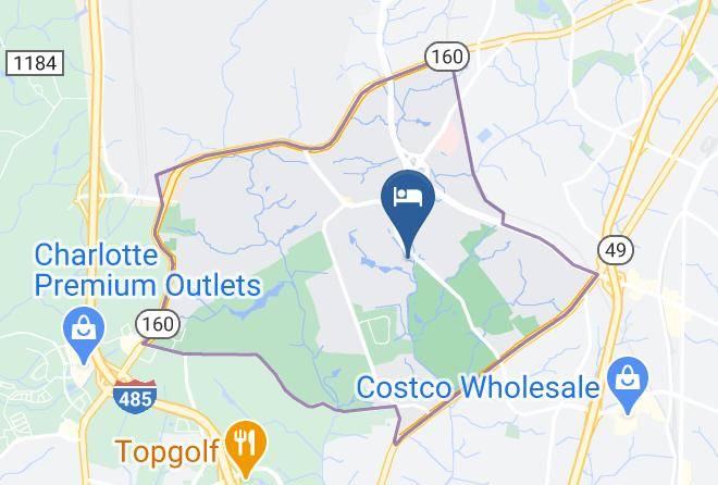 Mecklenburg - Hyatt Place Charlotte Airport Lake Pointe Maps