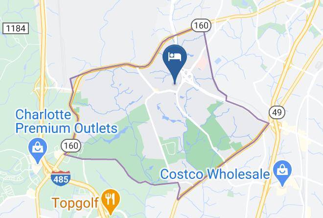 Mecklenburg - Hyatt Place Charlotte Airport Tyvola Road Maps