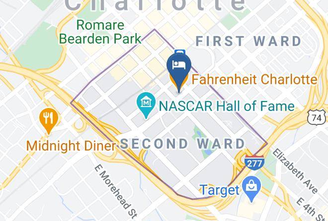 Mecklenburg - Hyatt Place Charlotte Downtown Maps