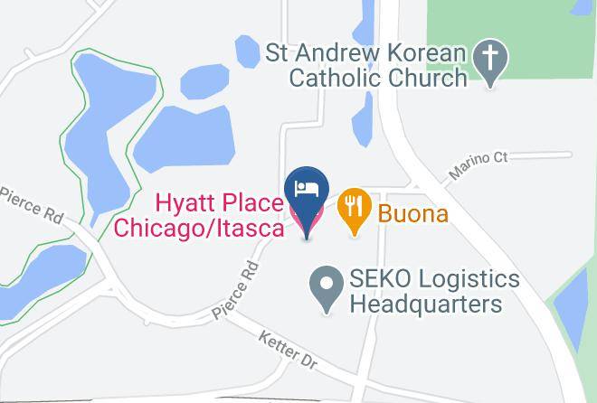 Dupage - Hyatt Place Chicago Itasca Maps