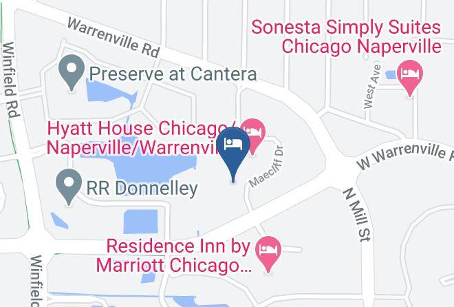 Dupage - Hyatt Place Chicago Naperville Warrenville Maps