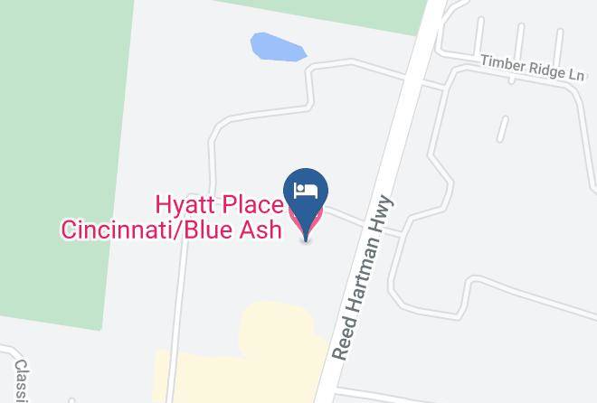 Hamilton - Hyatt Place Cincinnati Blue Ash Maps