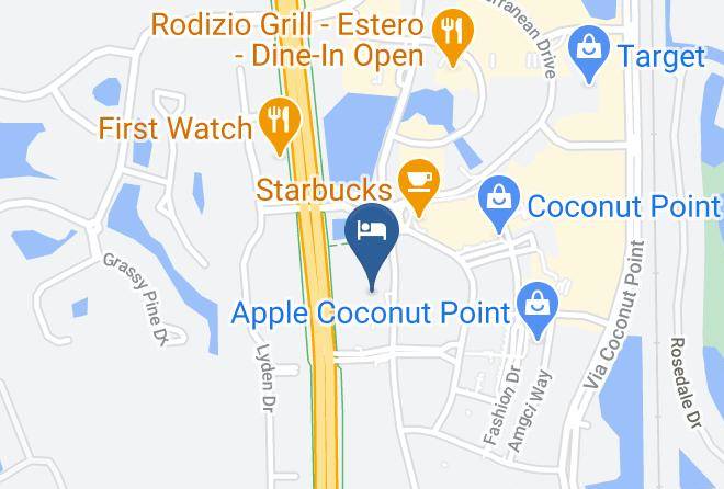 Hyatt Place Coconut Point Map