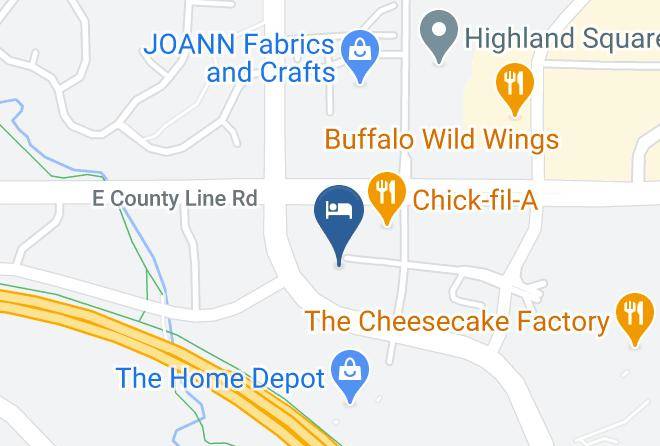 Hyatt Place Denver South Park Meadows Map