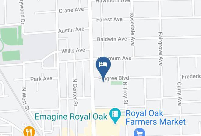Oakland County Downtown Royal Oak - Hyatt Place Detroit Royal Oak Maps