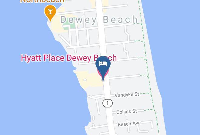 Sussex - Hyatt Place Dewey Beach Maps