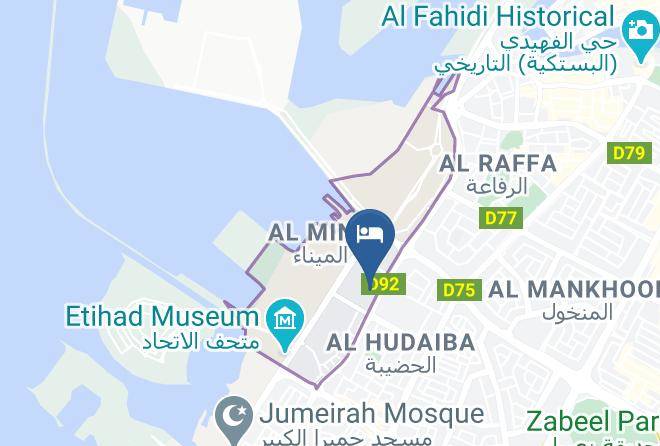 Dubai - Hyatt Place Dubai Jumeirah Residences Maps