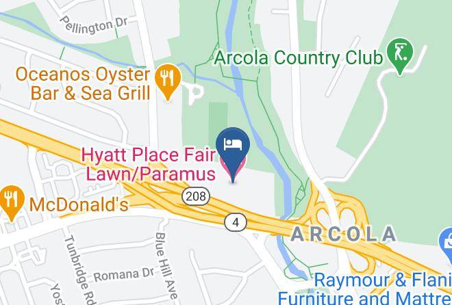 Bergen - Hyatt Place Fair Lawn Paramus Maps