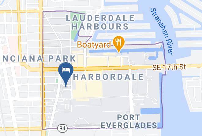 Broward - Hyatt Place Fort Lauderdale Cruise Port Maps