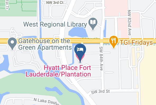 Broward - Hyatt Place Fort Lauderdale Plantation Maps