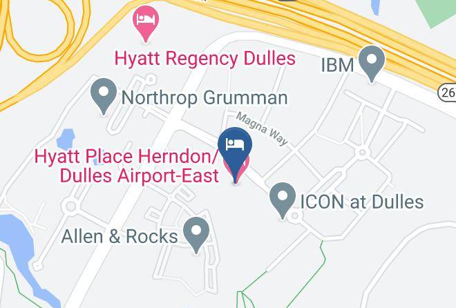 Fairfax - Hyatt Place Herndon Dulles Airport East Maps