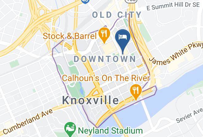 Knox - Hyatt Place Knoxville Downtown Maps
