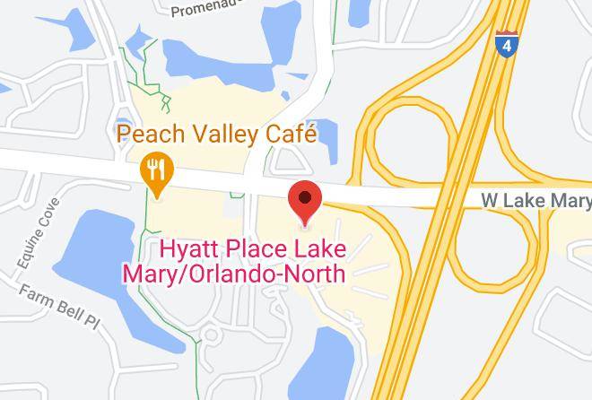 Seminole - Hyatt Place Lake Mary Orlando North Maps