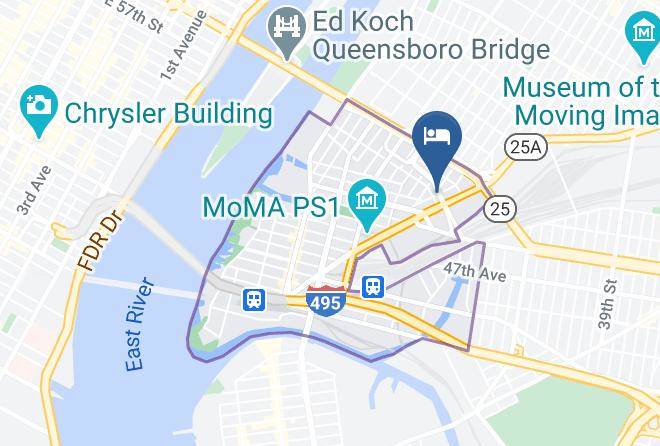 Queens - Hyatt Place Long Island City New York City Maps