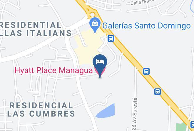 Managua - Hyatt Place Managua Maps