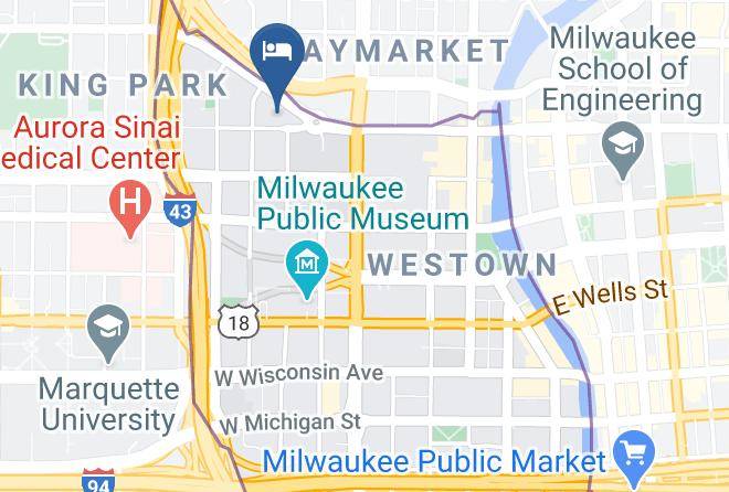 Milwaukee - Hyatt Place Milwaukee Downtown Maps
