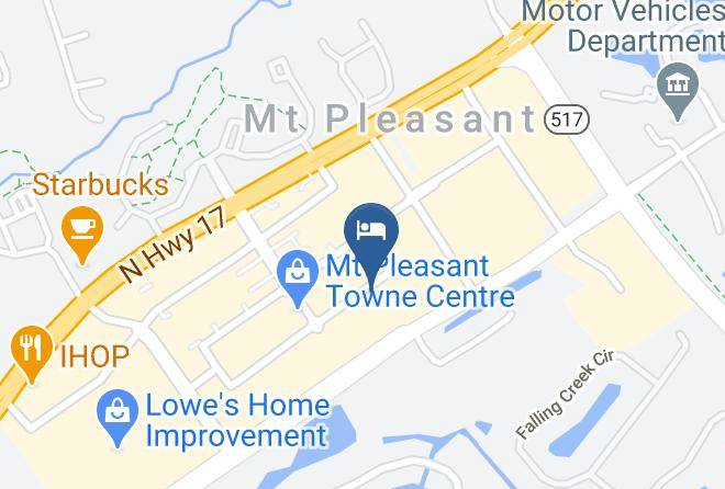 Hyatt Place Mount Pleasant Towne Centre Map