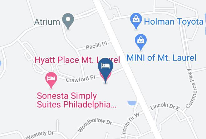Burlington - Hyatt Place Mt Laurel Maps