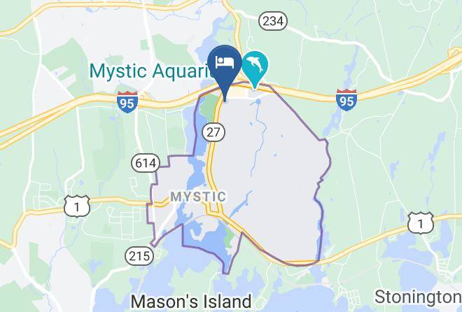 New London - Hyatt Place Mystic Maps