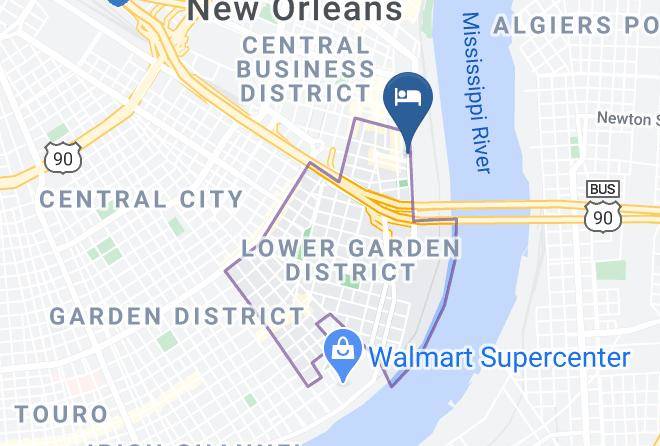 Hyatt Place New Orleans Convention Center Map