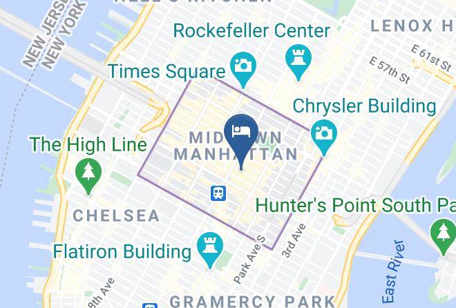 Hyatt Place New York Midtown South Map