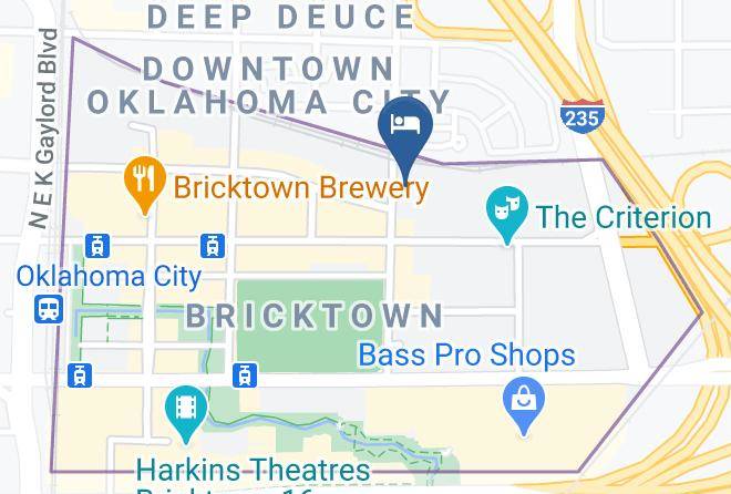 Oklahoma - Hyatt Place Oklahoma City Bricktown Maps