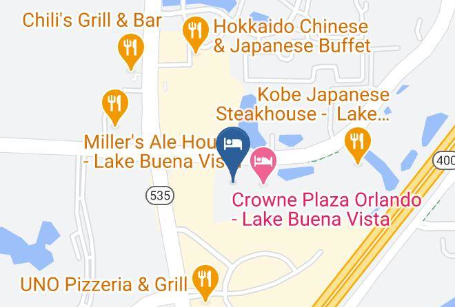 Orange - Hyatt Place Orlando Lake Buena Vista Maps