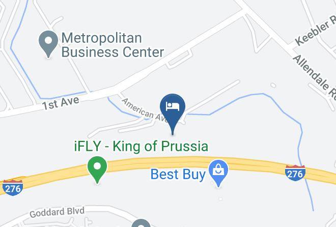 Hyatt Place Philadelphia King Of Prussia Map