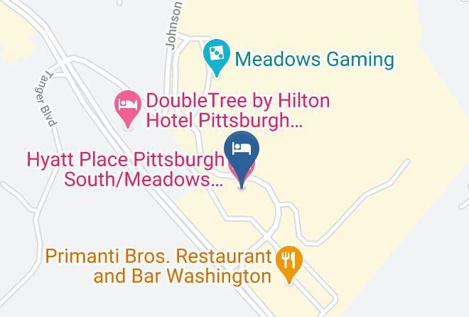 Washington - Hyatt Place Pittsburgh South Meadows Racetrack & Casino Maps