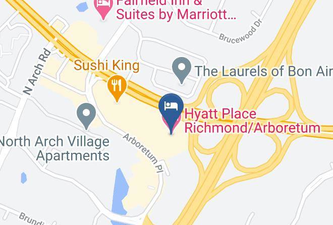 Chesterfield - Hyatt Place Richmond Arboretum Maps