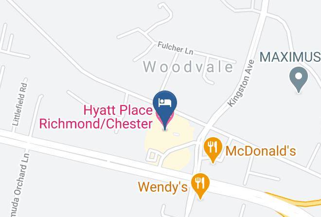 Hyatt Place Richmond Chester Map