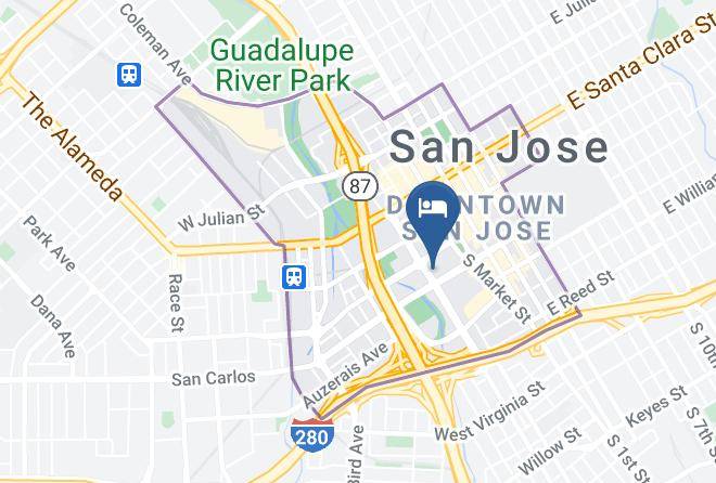 Santa Clara - Hyatt Place San Jose Downtown Maps