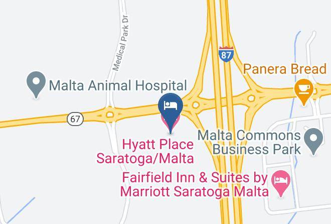 Saratoga - Hyatt Place Saratoga Malta Maps