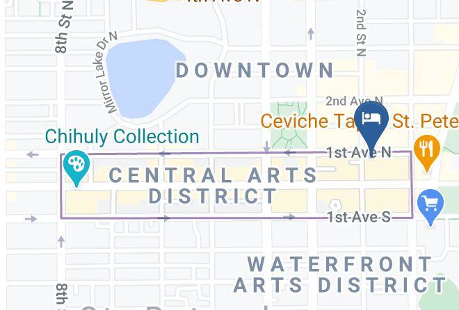 Hyatt Place St Petersburg Downtown Map